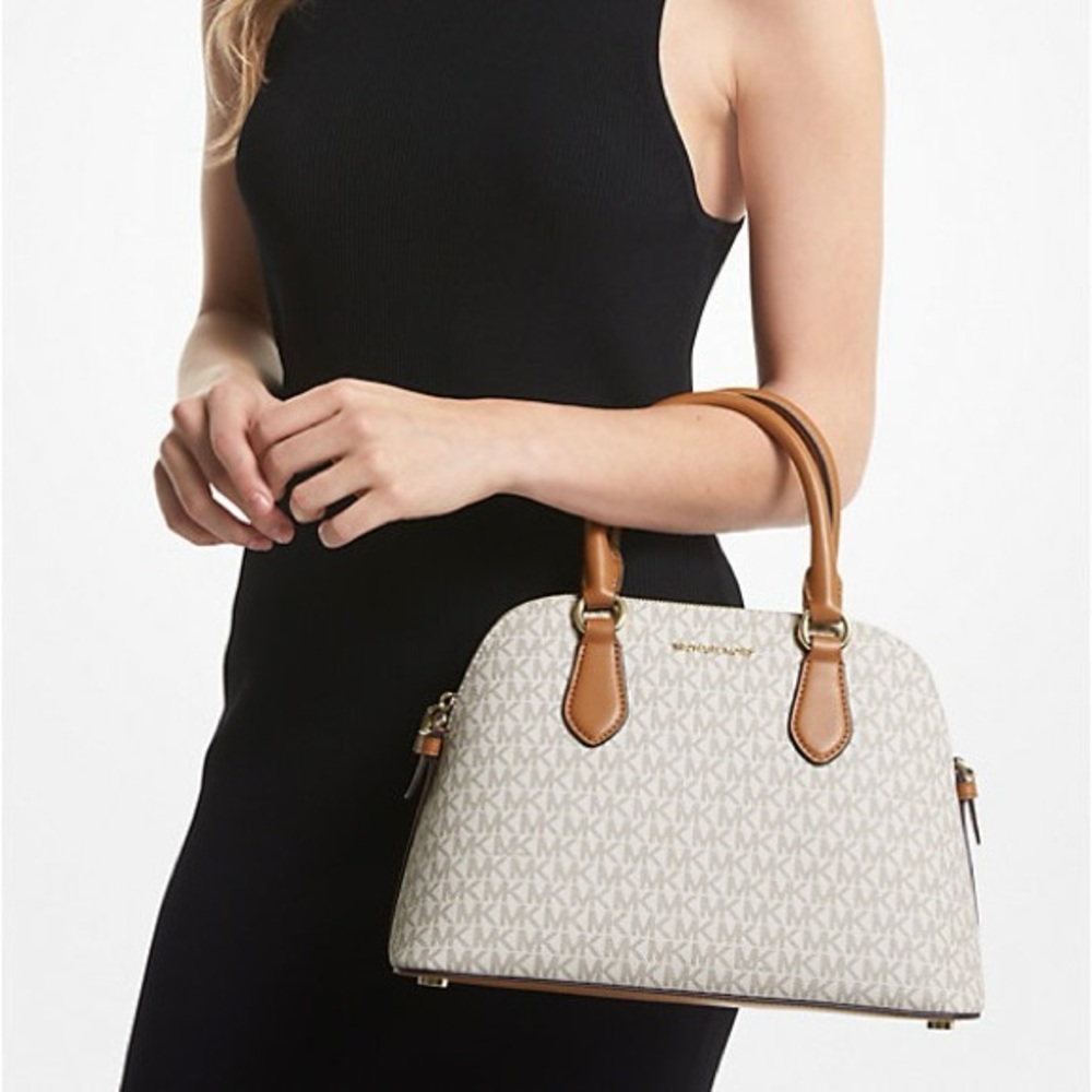 NWT Veronica Medium Logo Dome Satchel (Retired) - Picture 2 of 3
